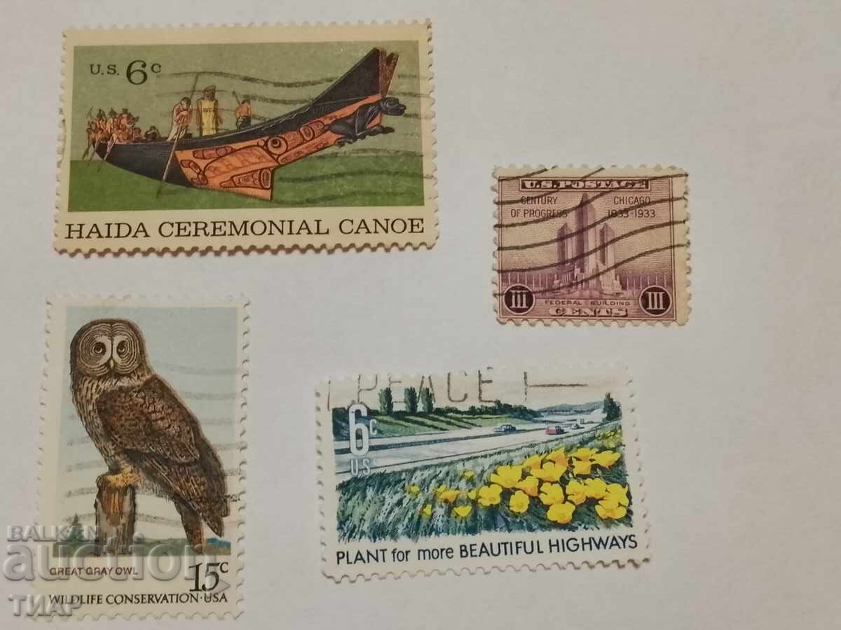 timbre poștale SUA-0,01 cenți