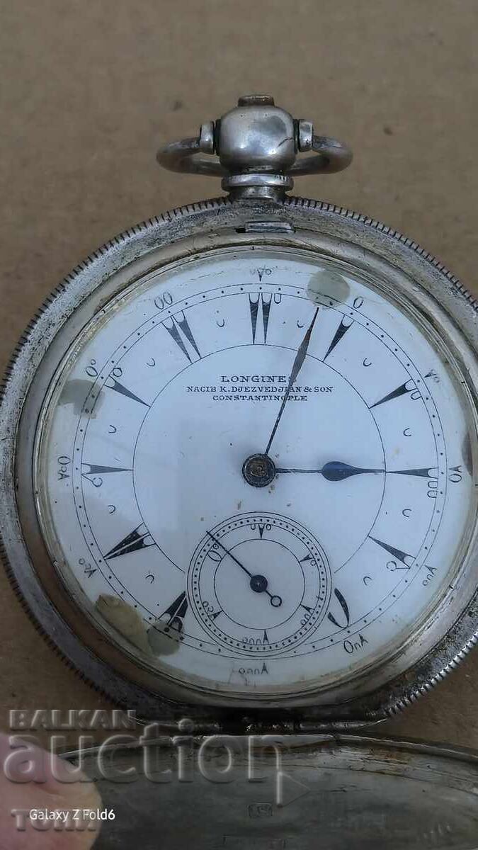 LONGINES SWISS MADE ΤΟΥΡΚΙΚΟ ΡΟΛΟΪ ΑΣΗΜΕΝΙΟ ΣΠΑΝΙΟ ΔΕΝ ΛΕΙΤΟΥΡΓΕΙ