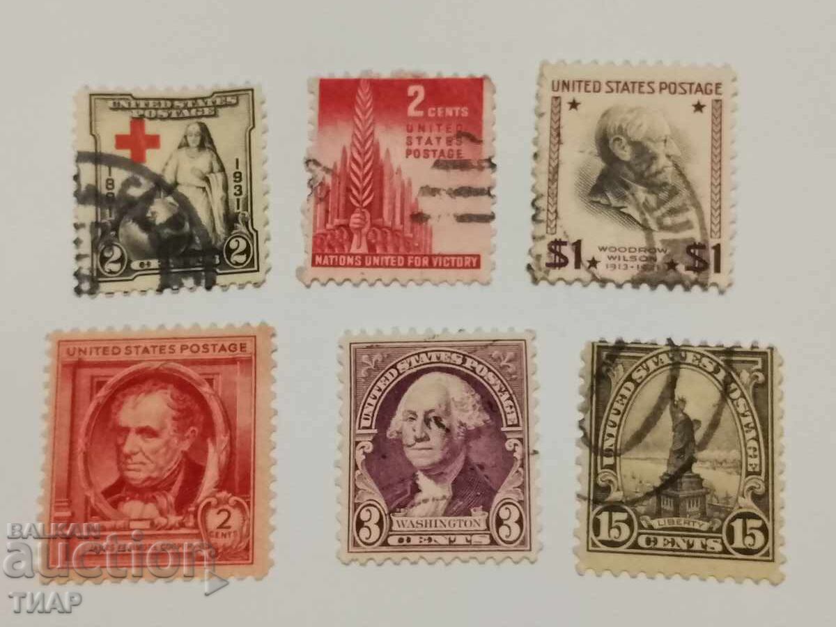 timbre poștale SUA-0,01 cenți