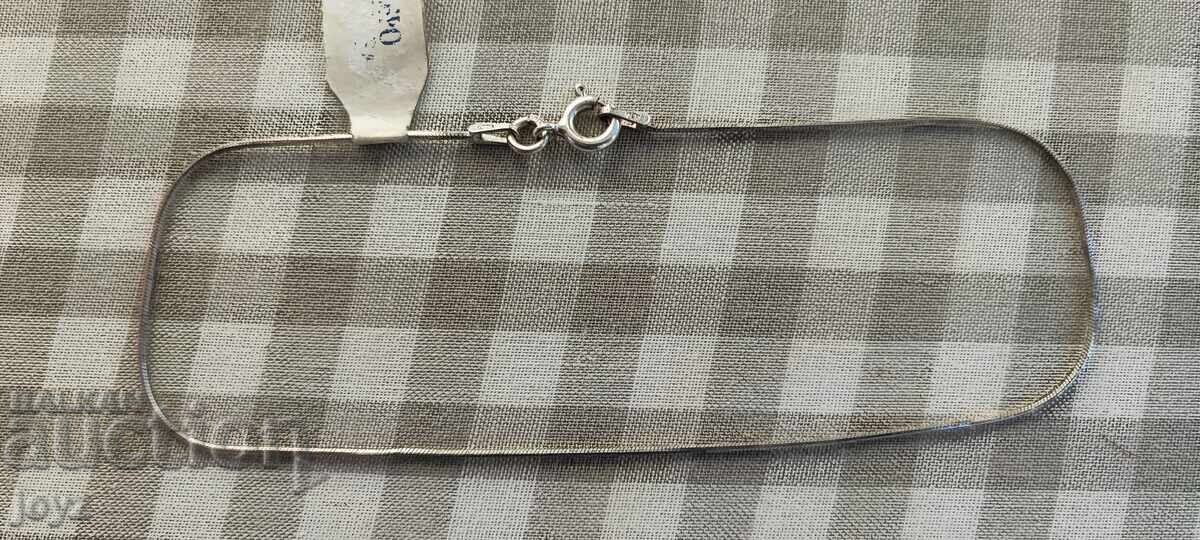 NOUĂ BRĂȚARĂ DE PICIOR DIN ARGINT ITALIAN / PROBĂ 925 - 5 NOUĂ BRĂȚARĂ DE PICIOR DIN ARGINT ITALIAN / PROBĂ 925 - 5