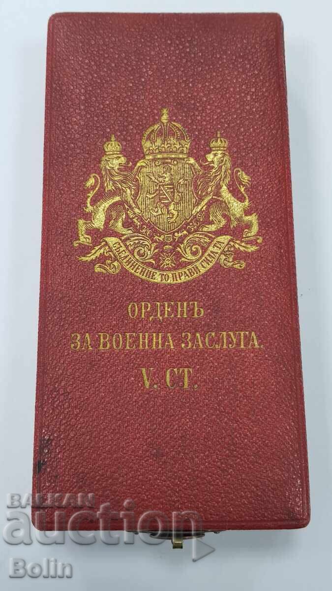 Ordin Rară pentru Merit Militar 5 st. 1-a emisie "Schwertner" - 7