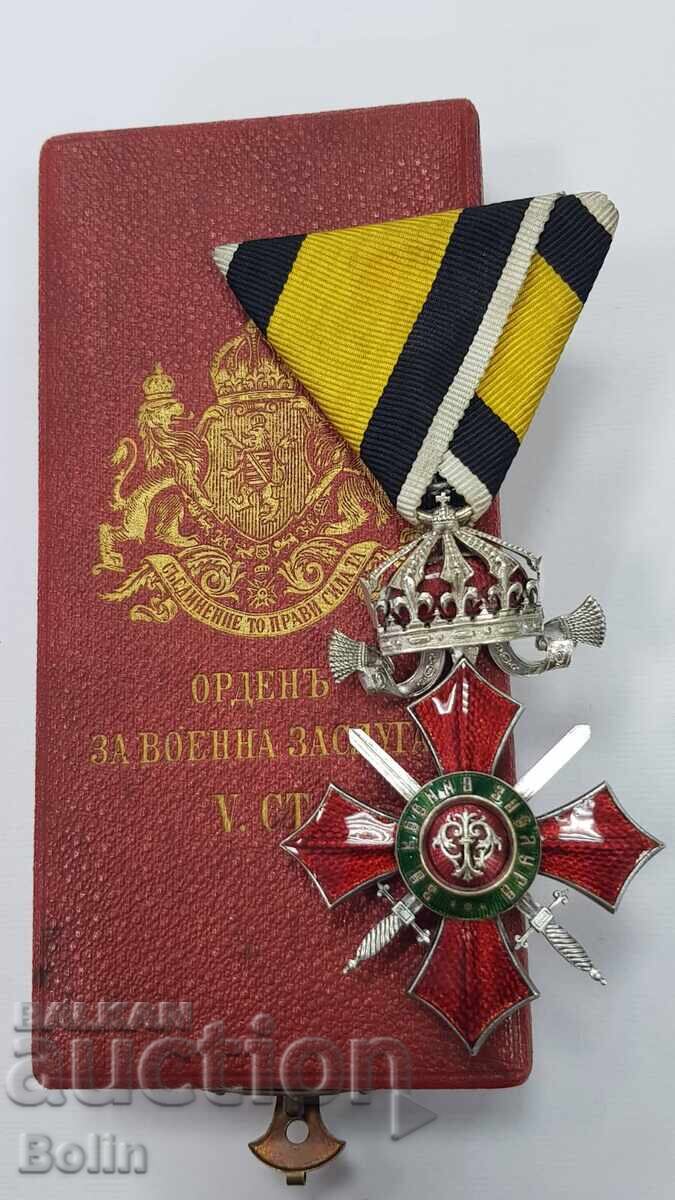 Ordin Rară pentru Merit Militar 5 st. 1-a emisie "Schwertner"