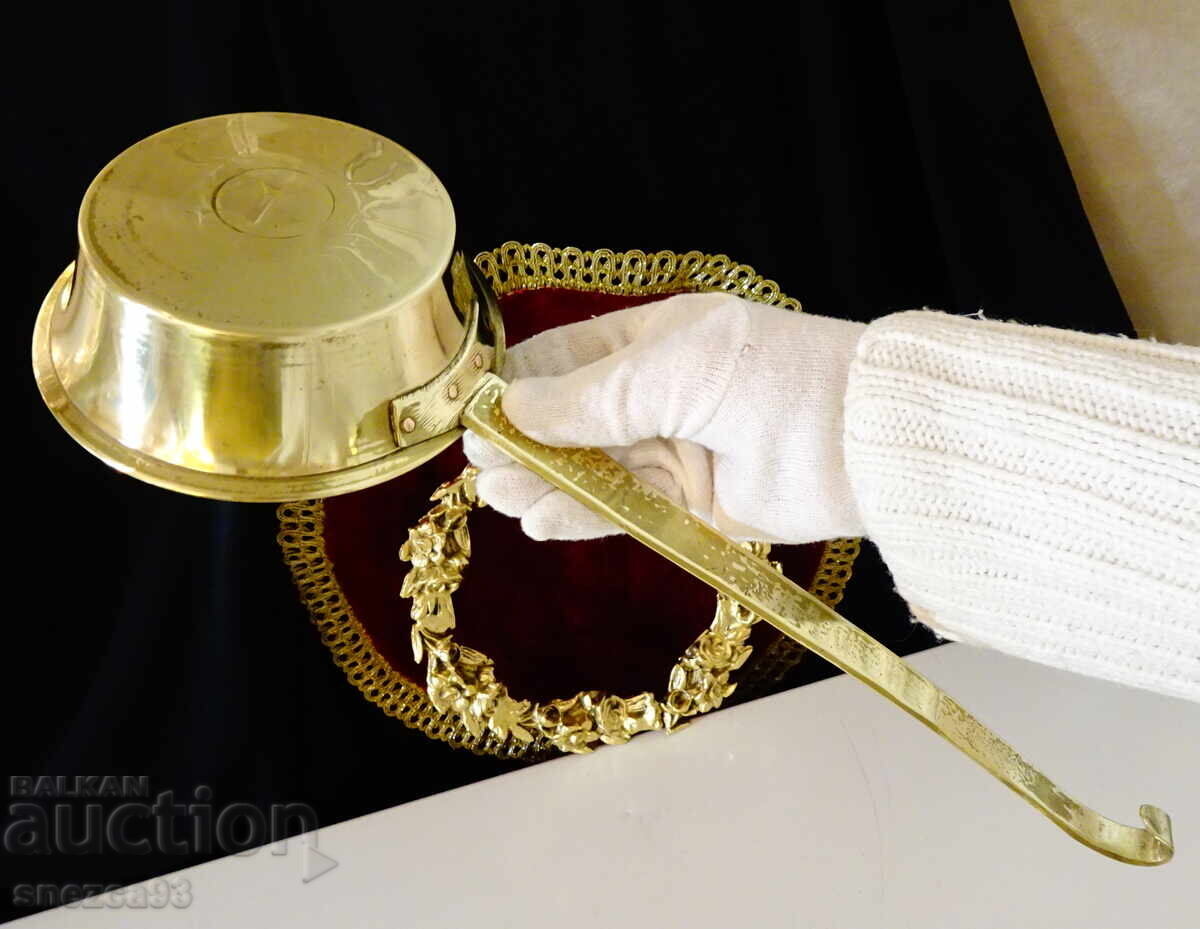 Bronze ladle 500 ml, gold plating - 7