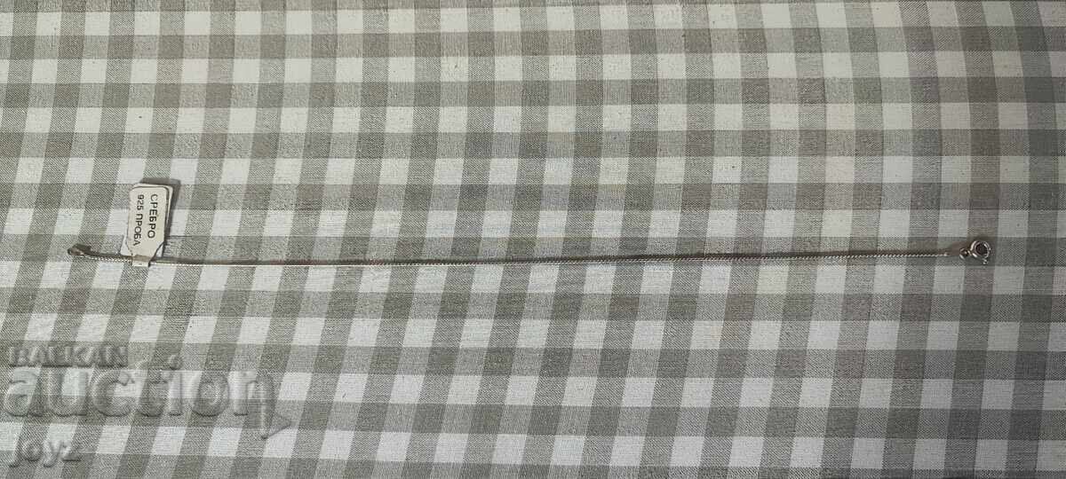 NOUĂ BRĂȚARĂ DE PICIOR DIN ARGINT ITALIAN / PROBĂ 925 cu preț € 6.00 | 11.73 BGN NOUĂ BRĂȚARĂ DE PICIOR DIN ARGINT ITALIAN / PROBĂ 925 cu preț € 6.00 | 11.73 BGN