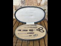 Винтидж сребърен комплект за шиене 19 век, сребро, с кухия