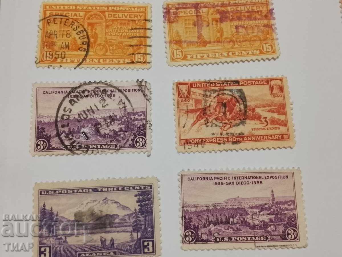 timbre poștale SUA-0,01 cenți