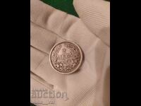 2 leva ot 1882 g. BZTS - 12 από 0,01 σεντ. - Ασήμι