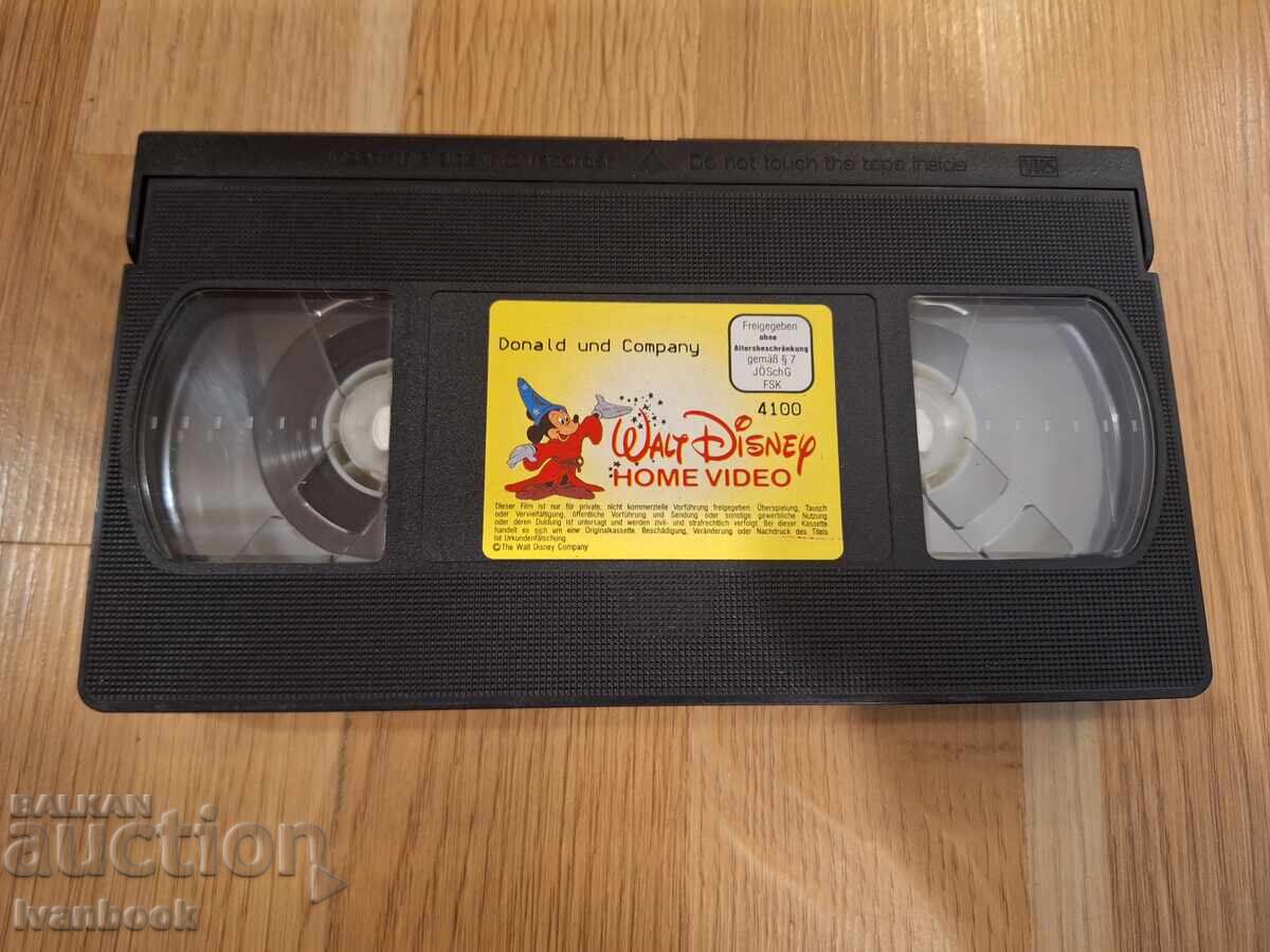 Видео касета VHS - Анимация Доналд и ко.