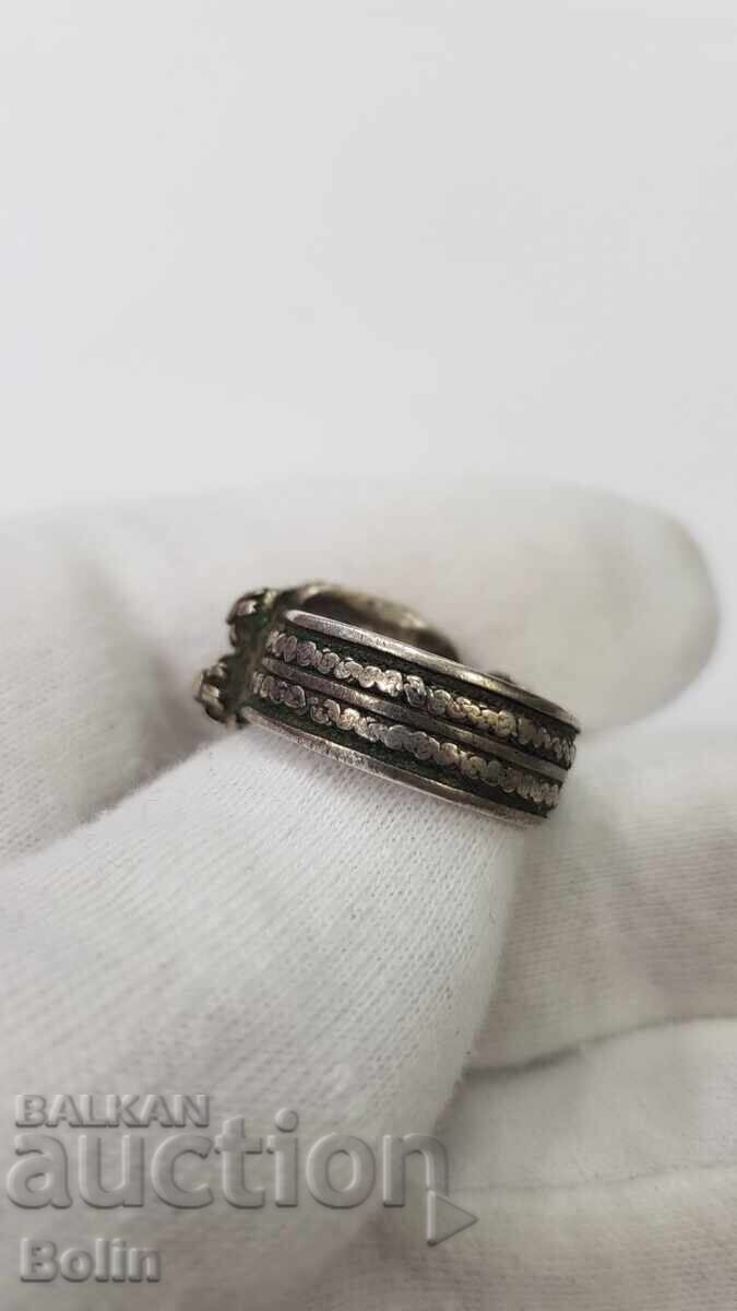 Rare Bulgarian Revival silver ring 19th-20th century - 7 Rare Bulgarian Revival silver ring 19th-20th century - 7