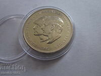 ΙΩΒΗΛΑΙΟ ΜΕΤΑΛΛΙΟ ΠΡΙΓΚΙΠΑΣ ΚΑΡΟΛΟΣ ΚΑΙ ΝΤΑΪΑΝΑ 1981 AUNC BZC !!!