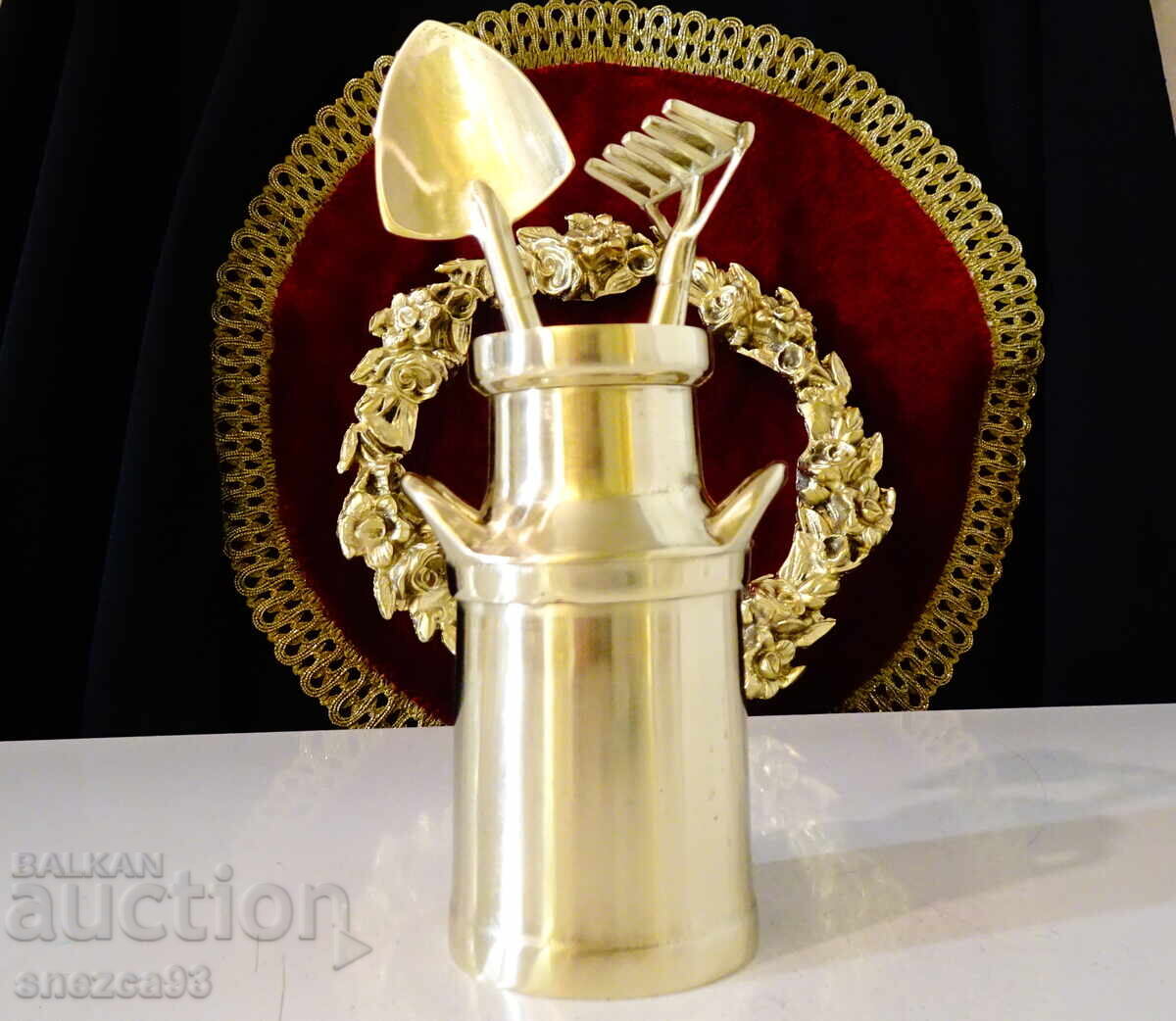 Бронзови градински инструменти за бонсай,сукуленти. - 7 Бронзови градински инструменти за бонсай,сукуленти. - 7