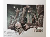 Юлиан Йорданов - картина - 2003 г. , 35 х 41 см.