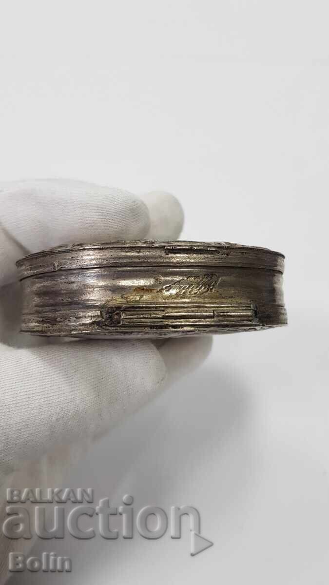 Огромна, Двойна Възрожденска Кутийка за Емфие - 19 - век - 5