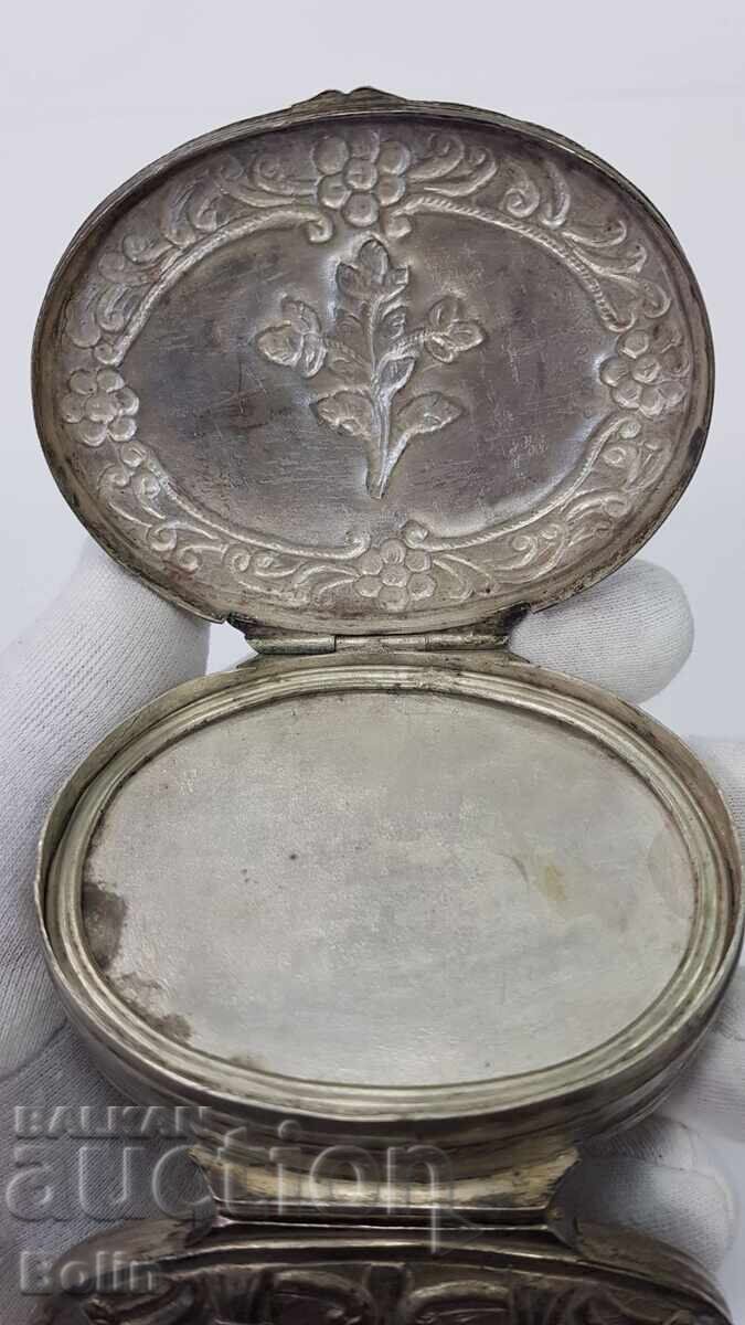 Огромна, Двойна Възрожденска Кутийка за Емфие - 19 - век - 6