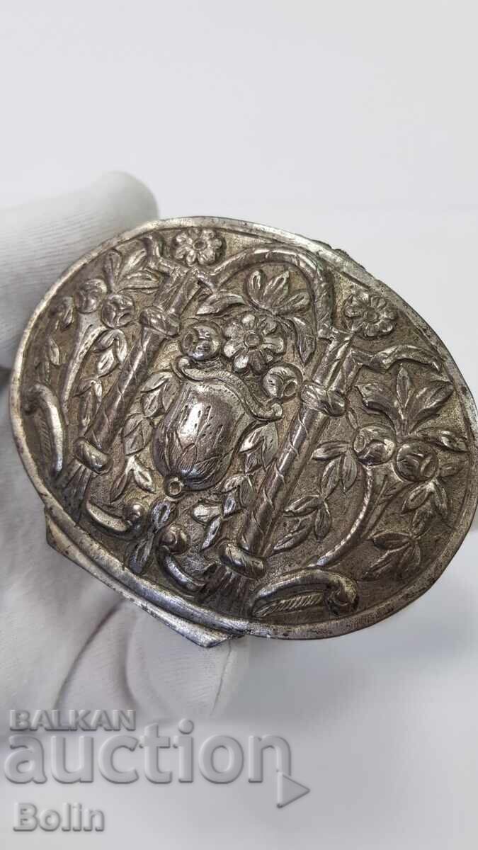 Огромна, Двойна Възрожденска Кутийка за Емфие - 19 - век - 7