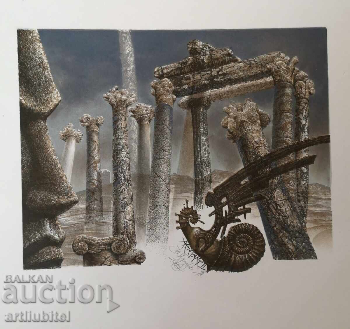 Iulian Iordanov - tablou - 2003, 37 x 41 cm