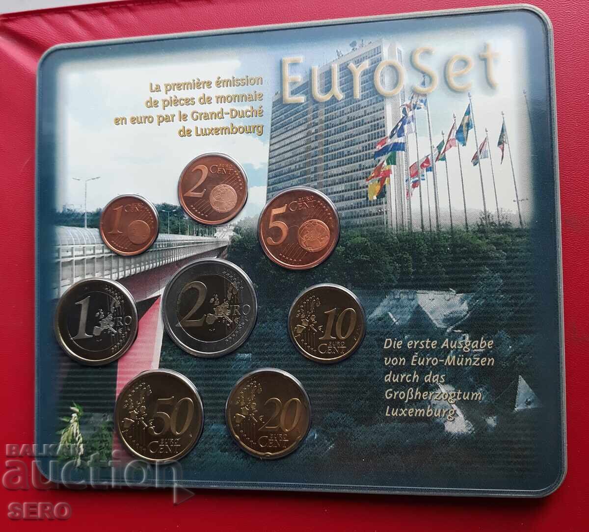 Luxembourg - SET 2002 from 8 Euro coins