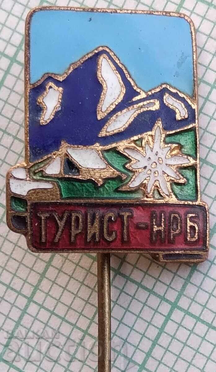 19383 Badge - Tourist NRB - bronze enamel 19383 Badge - Tourist NRB - bronze enamel