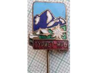 19383 Значка - Турист НРБ - бронз емайл