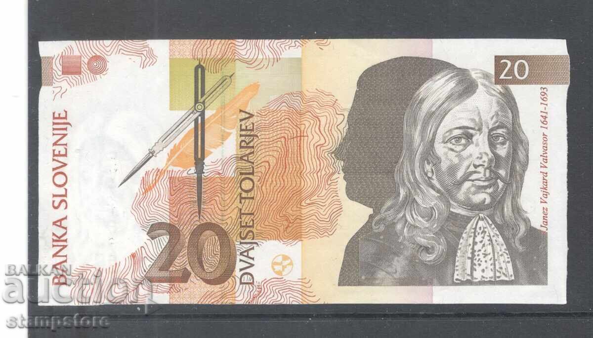 Slovenia - 20 tolarji 1992