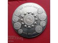 Λιβερία - 5 δολάρια 2002 - Ευρωνομίσματα Βατικανού