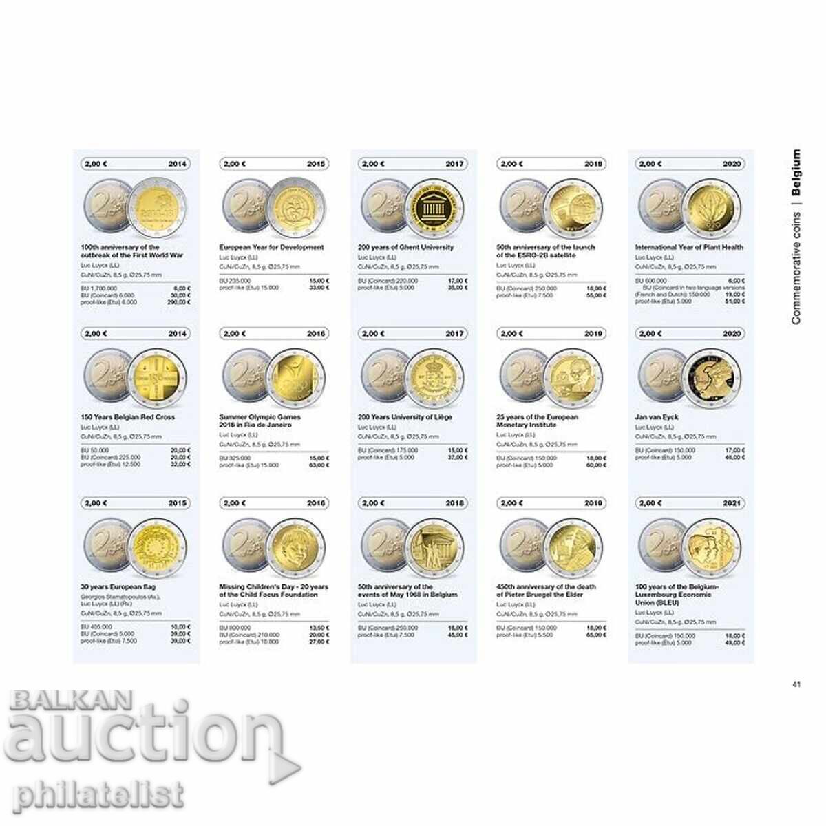 Licitație Leuchtturm - catalog monede euro și bancnote 2026 /c