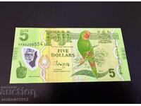 FIJI - 5 DOLARI 2023, P115b, UNC, Polymer