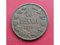 Rusia/pentru Finlanda/ 10 peni 1916