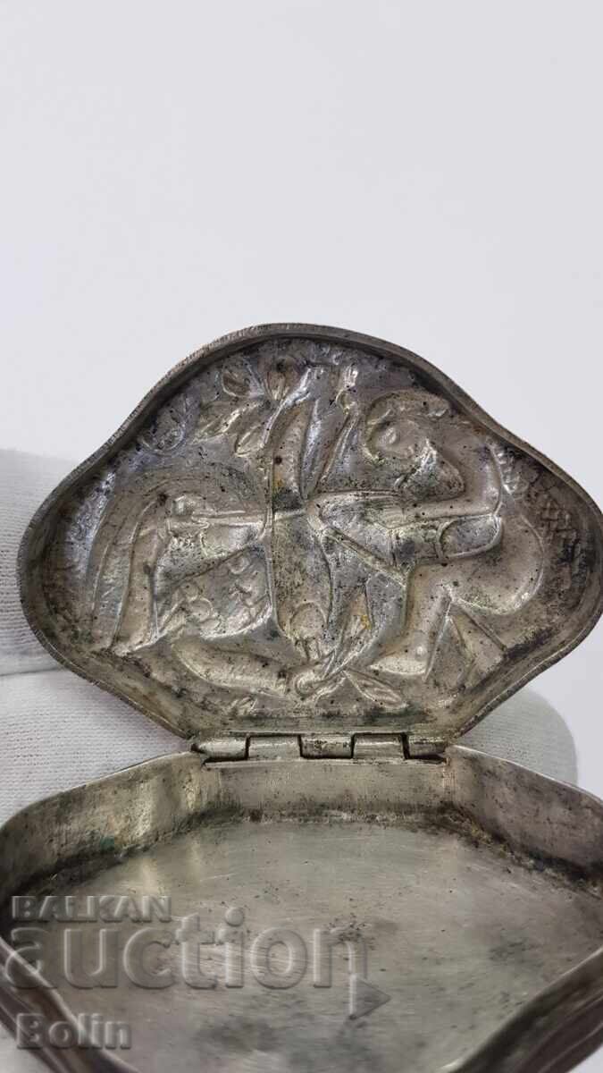 Cutie de tabac rară, unică, din perioada Renașterii Naționale - Secolul 19 - 6 Cutie de tabac rară, unică, din perioada Renașterii Naționale - Secolul 19 - 6