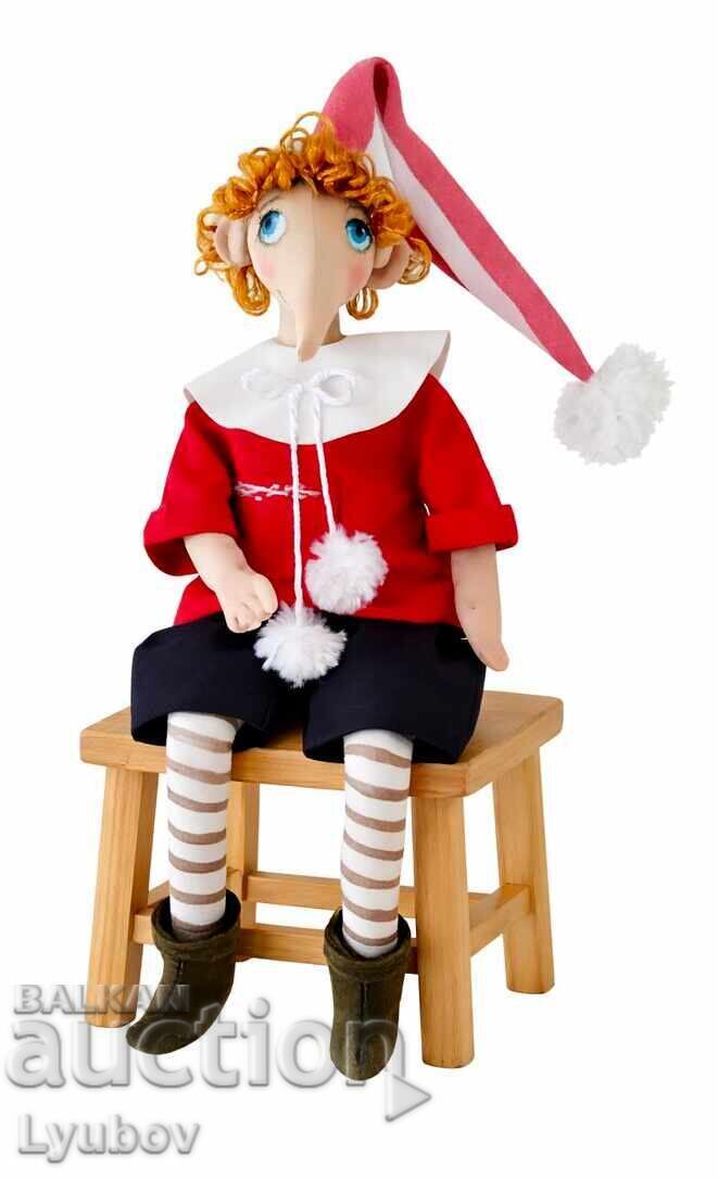 Кукла Пинокио. Ръчно изработена. Кукла Пинокио. Ръчно изработена.