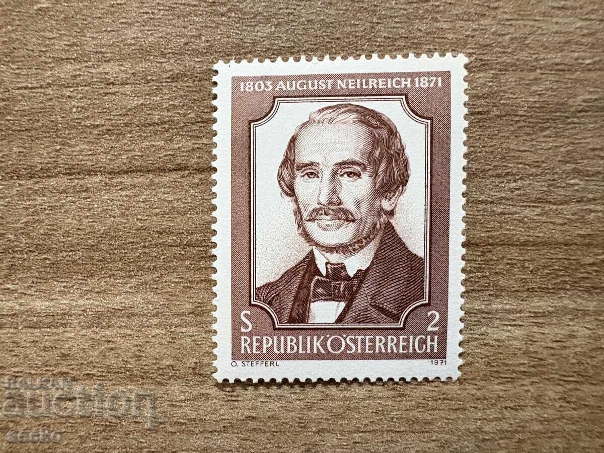 Австрия - 100 г. от смъртта на д-р Аугуст Нийлрайх(1971) MNH Австрия - 100 г. от смъртта на д-р Аугуст Нийлрайх(1971) MNH