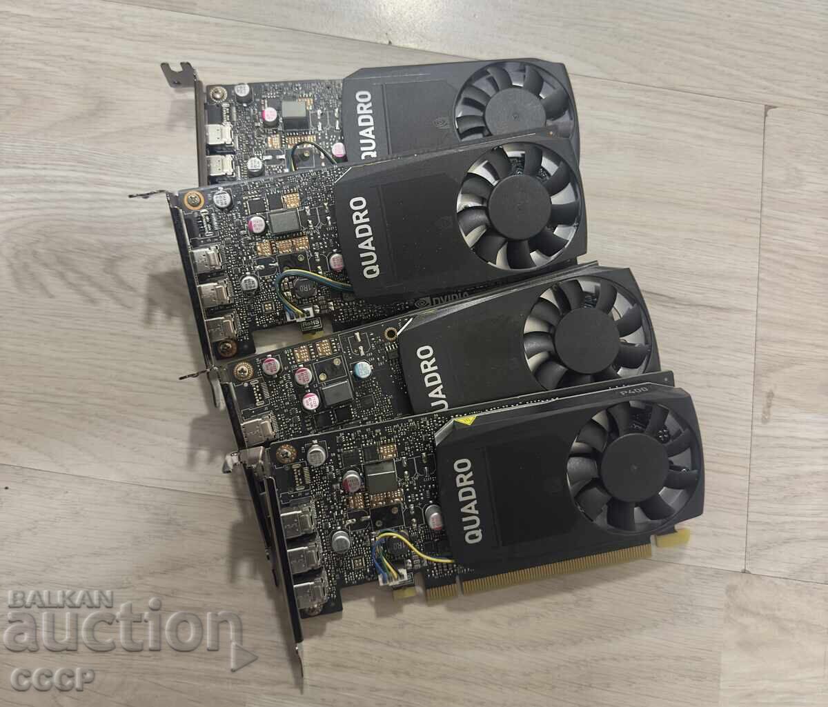 4 броя NVidia Quadro P400