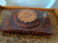 Old wooden box