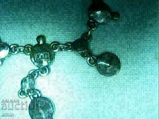 Δημοπρασία παλιό αυθεντικό κολιέ επάργυρο με A/C με αληθινά κρύσταλλα Δημοπρασία παλιό αυθεντικό κολιέ επάργυρο με A/C με αληθινά κρύσταλλα