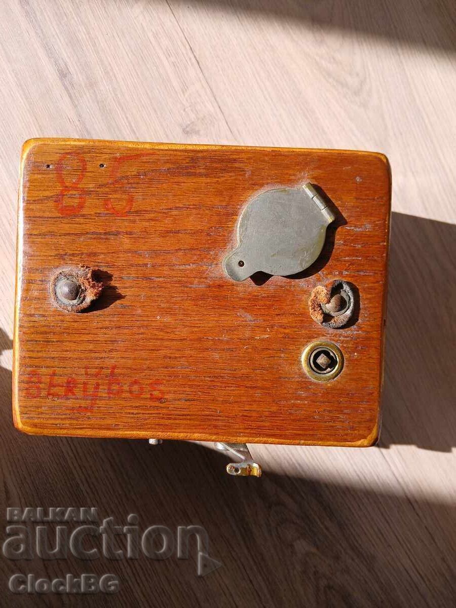 Antique German pigeon racing clock