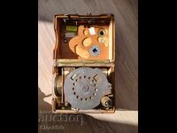 Antique German pigeon racing clock