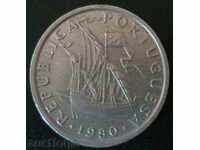 5 Escudos 1980, Portugal