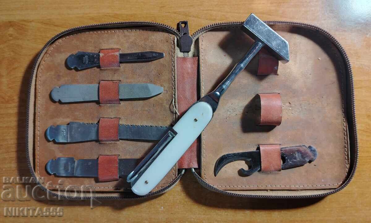 Set multifuncțional de scule vechi cu husă - 6 Set multifuncțional de scule vechi cu husă - 6