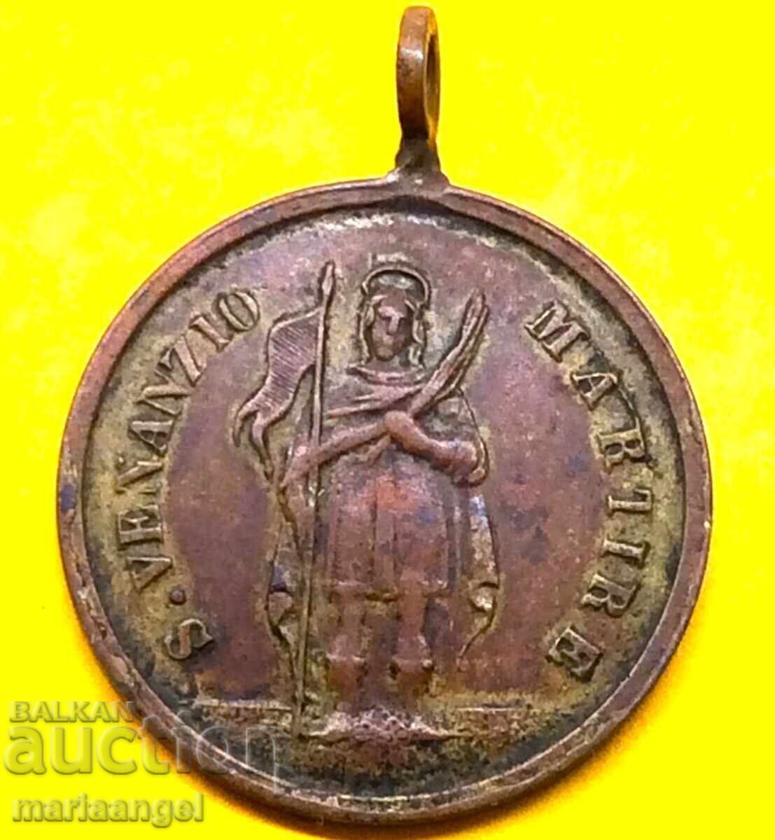 Italia medalie Sfântul Venanțiu cu martir pelerin - 5