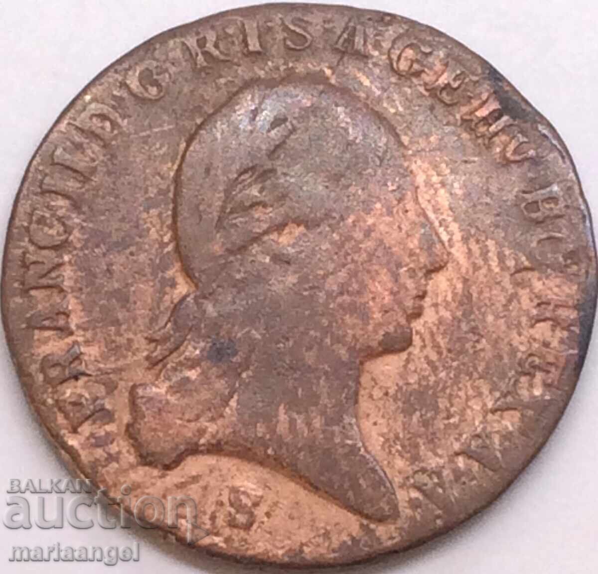 Δημοπρασία Αυστρία 1 Kreuzer 1800 S - Schmolnitz Franz II Αυτοκράτορας Δημοπρασία Αυστρία 1 Kreuzer 1800 S - Schmolnitz Franz II Αυτοκράτορας