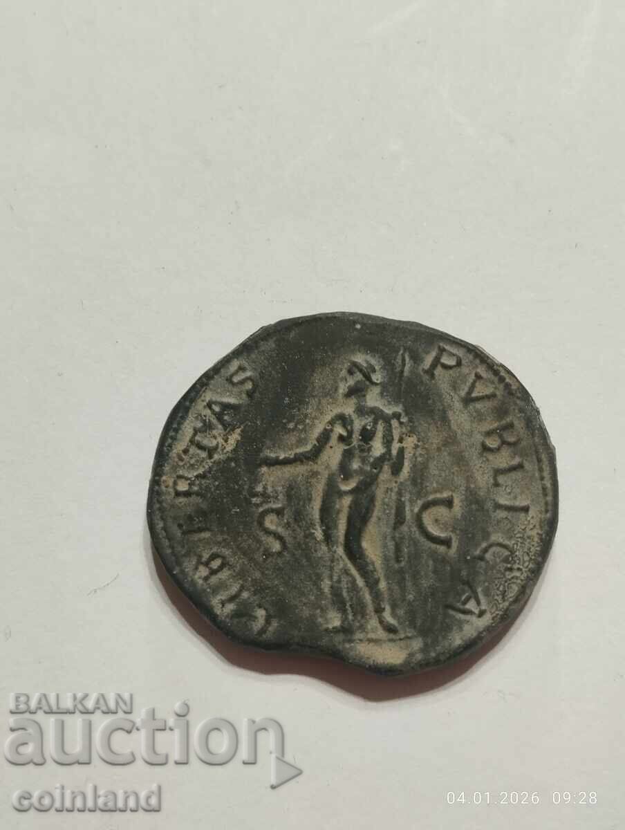 Monedă romană antică din bronz - REPLICĂ REPRODUCERE cu preț € 8.00 | 15.65 BGN