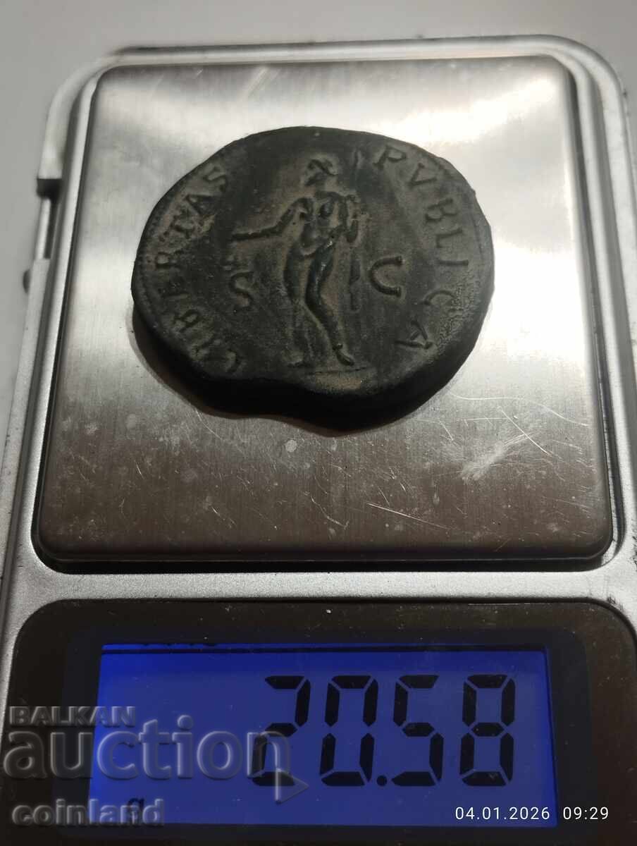 Livrarea Monedă romană antică din bronz - REPLICĂ REPRODUCERE