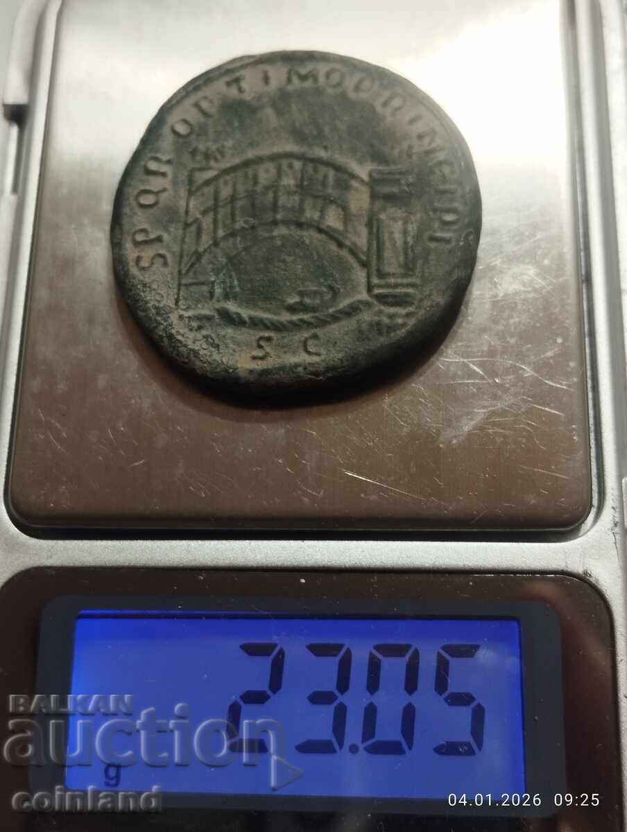 Livrarea Monedă romană antică din bronz - REPLICĂ REPRODUCERE