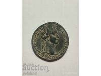 Антична бронзова Римска монета-РЕПЛИКА РЕПРОДУКЦИЯ