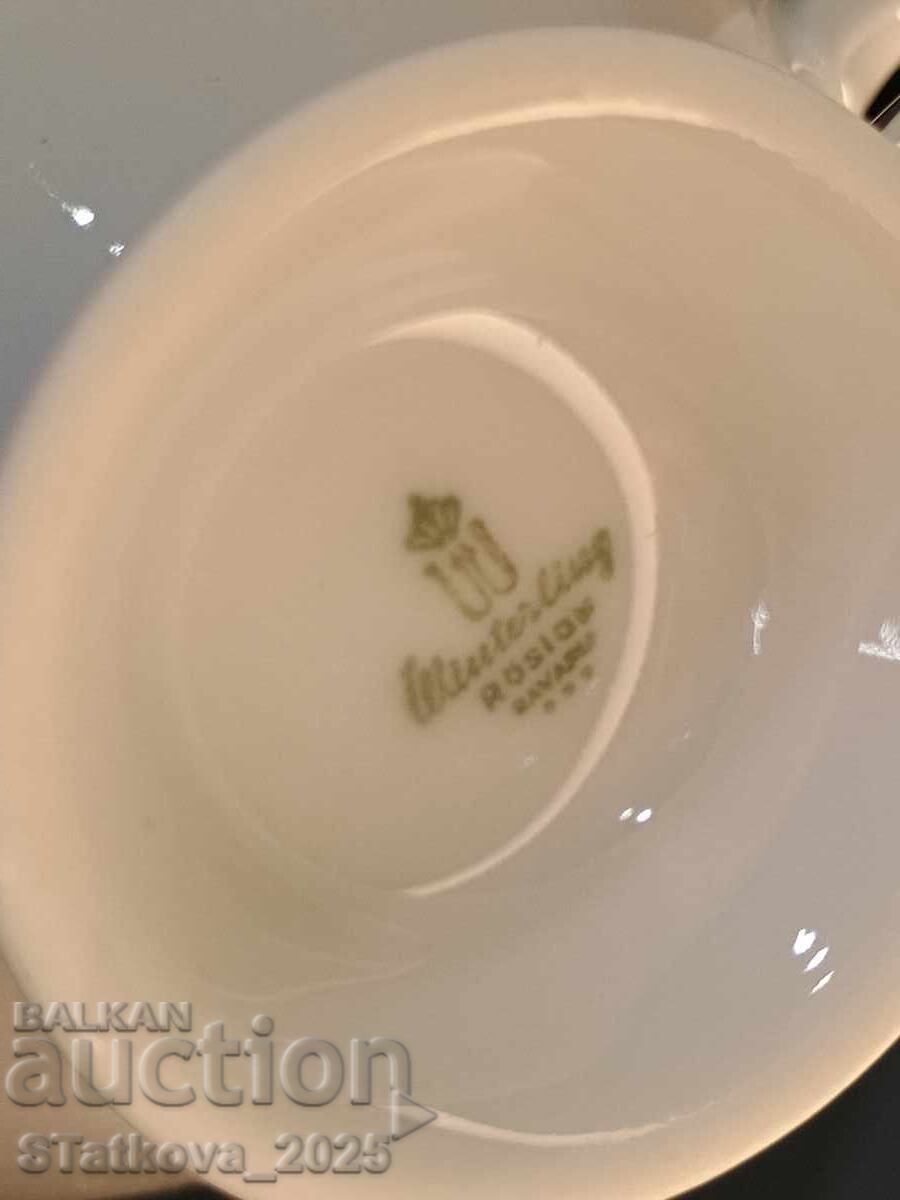 Винтидж немски порцеланов комплект 3 сета за кафе или чай - 6