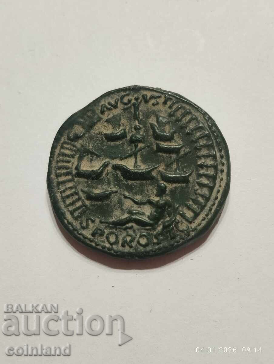 Monedă romană antică din bronz - REPLICĂ REPRODUCERE cu preț € 8.00 | 15.65 BGN