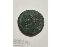 Антична бронзова Римска монета-РЕПЛИКА РЕПРОДУКЦИЯ