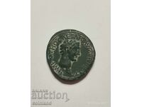 Антична бронзова Римска монета-РЕПЛИКА РЕПРОДУКЦИЯ