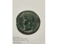 Антична бронзова Римска монета-РЕПЛИКА РЕПРОДУКЦИЯ