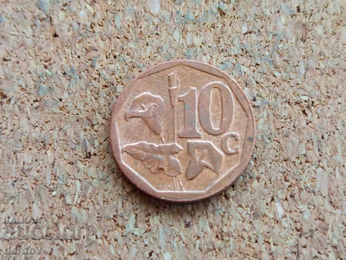 Νότια Αφρική 10 σεντς, 2012 Νότια Αφρική 10 σεντς, 2012